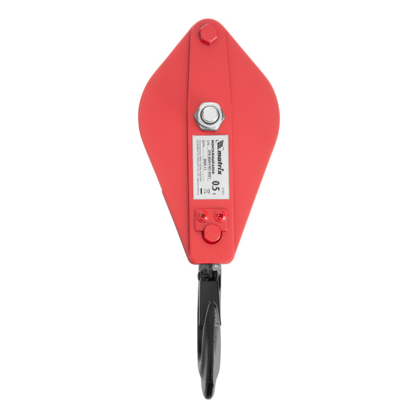 Блок монтажный с крюком, 0.5 т Matrix цена