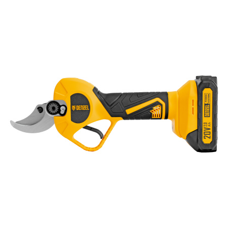 Секатор аккумуляторный, бесщет., CP-40BL, Li-Ion, 20 В, лезвия SK5 Denzel цена