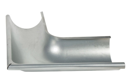 Угол желоба на 90° внутренний цвет стальной