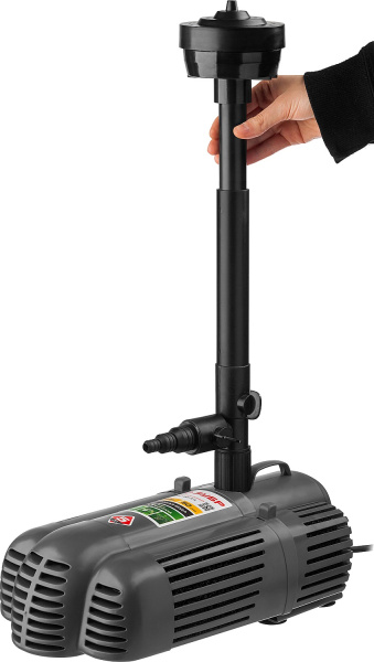 Насос фонтанный, ЗУБР ЗНФГ-50-3.4, для грязной воды, напор 3,4 м, насадки: колокольчик, гейзер, каскад, 85 Вт, 50 л/мин, ЗУБР ЗНФГ-50-3.4