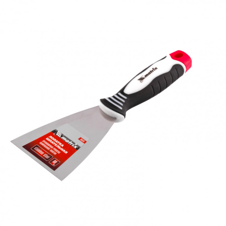 Шпательная лопатка из нержавеющей стали, 80 мм, трехкомпонентная ручка Matrix цена