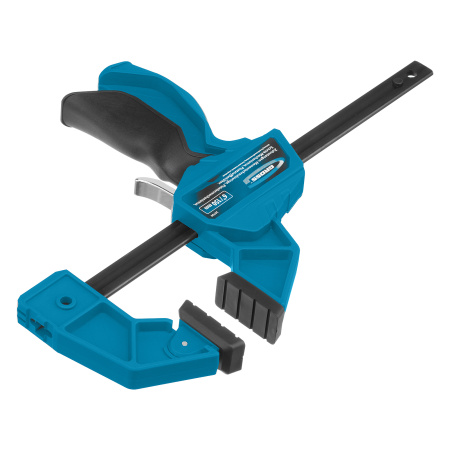 Струбцина реечная, быстрозажимная, пистолетного типа, пошаговый механизм, пластиковый корпус, 150 мм Gross цена