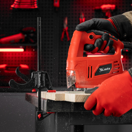 Струбцина универсальная F-образная, 200 х 315 х 45 мм, пластмассовый корпус Matrix цена