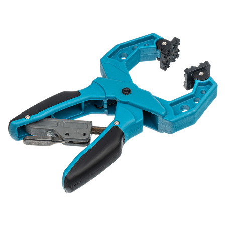 Струбцина клещеобразная 2-1/4, пластиковый корпус, храповой механизм жесткой фиксации, 58 мм Gross цена