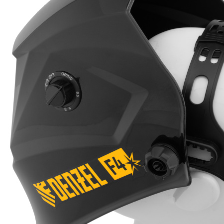 Щиток защитный лицевой (маска сварщика) F4, см. окно 90х35, DIN4/9-13// Denzel цена