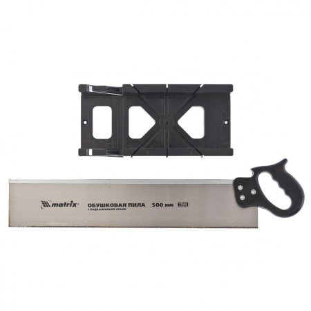 Стусло пластмассовое, 300 х 100 мм, пила, 500 мм Matrix цена