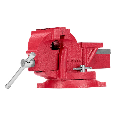 Тиски слесарные, 100 мм, поворотные, с наковальней Matrix