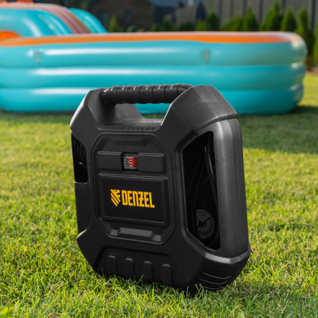 Компрессор воздушный DL1100 1.1 кВт, 180 л/мин, с набором аксессуаров Denzel