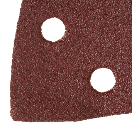 Треугольник абразивный на ворсовой подложке под "липучку", перфорированный, P 100, 93 мм, 5 шт Matrix