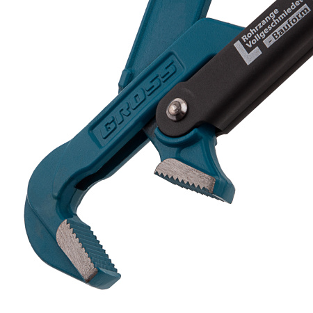 Ключ трубный рычажный 1.5, №2, цельнокованый, CrV, тип "L" Gross