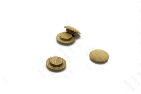 Заглушка деревянная Дуб d-16х25 мм. 10 шт/упак.