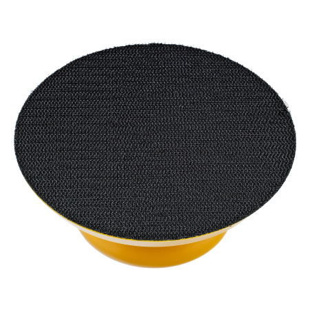 Брусок для шлифования, круглый, 125 мм, с "липучкой"// Denzel