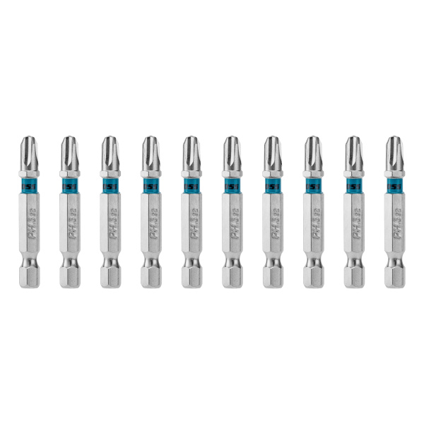Бита PH3х50мм, сталь S2, шестигр., 10 шт. Gross