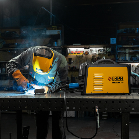 Аппарат инвертор. полуавтомат. сварки  MIG-160, 160 А, ПВ 60%, катушка 5 кг// Denzel