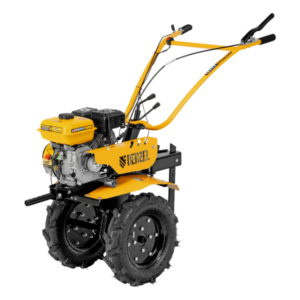 Мотоблок DPT-370S, 7 л.с., ремен.сцеп, фрез 3х4, ШОМ, передачи 3В/1Н Denzel