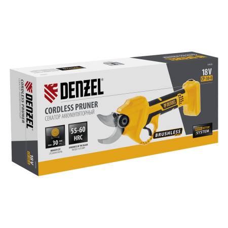 Секатор аккумуляторный CP-30-0, 18В Li-Ion Denzel цена