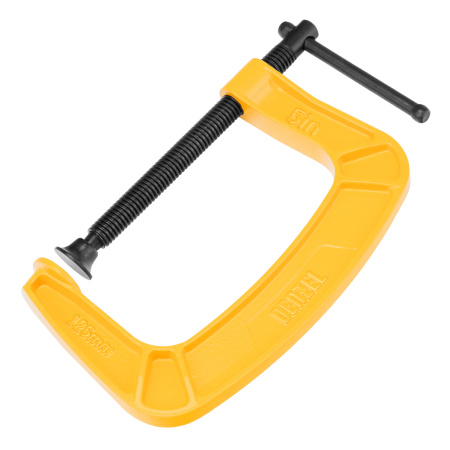 Струбцина G-образная, усиленная, 125 мм Denzel цена