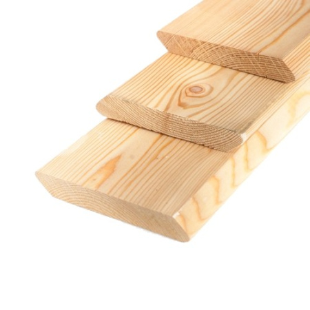 Планкен скошенный 20х140х4000 Лиственница АБ 0.56м2 цена за м2