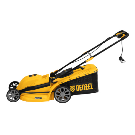 Газонокосилка электрическая GMC-2000, шир. 44см, 2000 Вт, 6 уров., травосб. 45 л Denzel цена