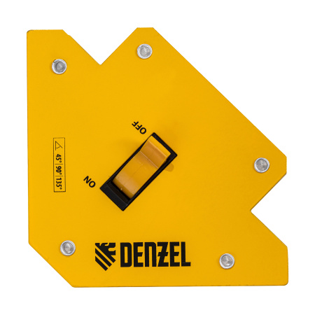 Фиксатор магнитный отключаемый для сварочных работ усилие 30 LB, 45х90х135 град. Denzel