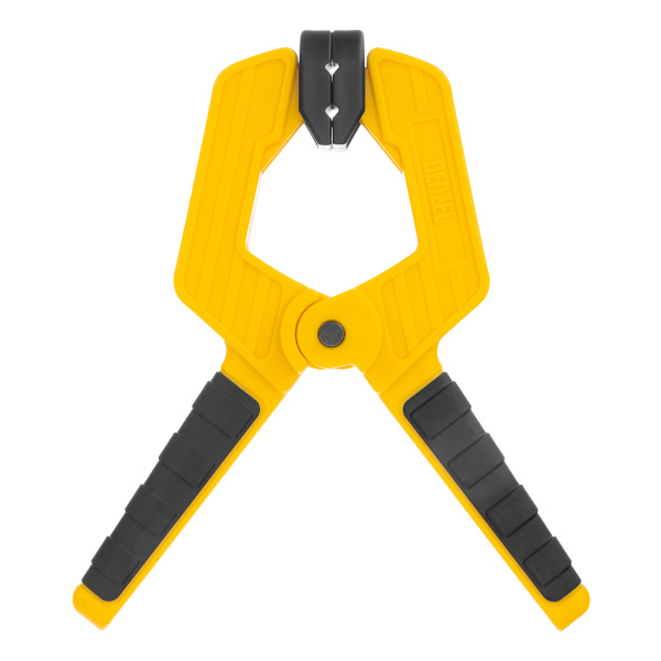 Струбцина клещеобразная, усиленная 65 х 50 мм, двухкомпонентные рукоятки Denzel цена