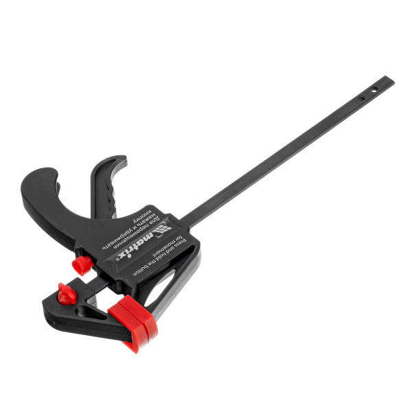 Струбцина универсальная F-образная, 150 х 265 х 45 мм, пластмассовый корпус Matrix цена