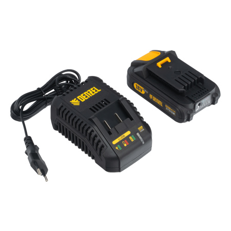 Триммер бензиновый DT-52E, 52 см3, неразъемная штанга, электростартер, состоит из 2 частей Denzel цена