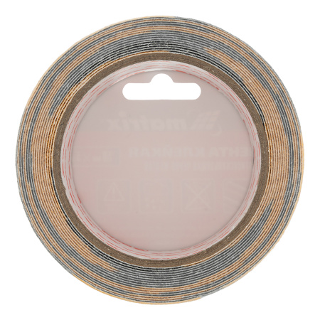 Лента клейкая противоскользящая, черно-желтая 50 мм x 5 м Matrix цена