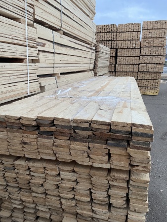 Доска обрезная 1-2 сорт 25х100х6000 мм Хвоя