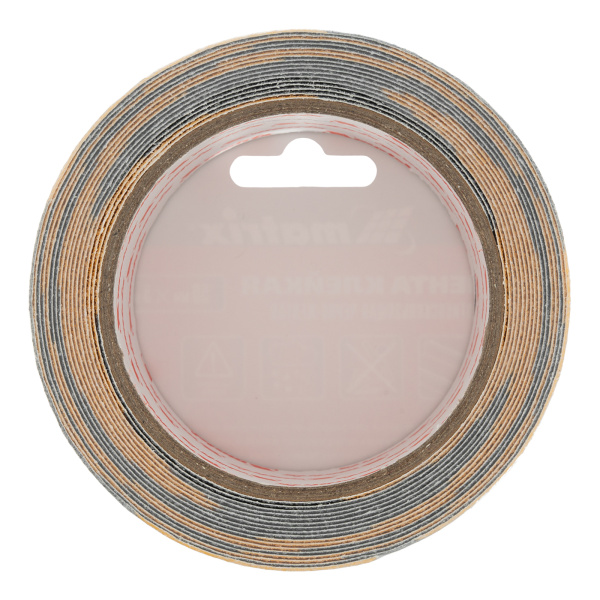 Лента клейкая противоскользящая, черно-желтая 50 мм x 5 м Matrix цена