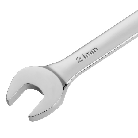Ключ комбинированный, с трещеткой, 21 мм Denzel