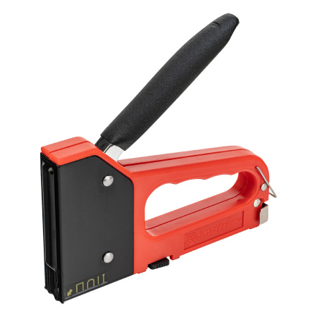 Степлер мебельный 4-функциональный пластиковый, тип скобы: 53, 28, 300, 500, 6-14 мм Matrix цена