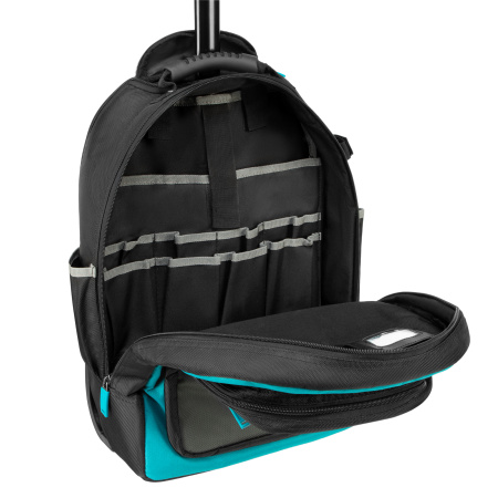 Рюкзак для инструмента, 440х350х250мм, выдвижная рукоятка, колеса Gross цена