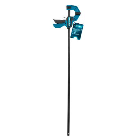 Струбцина реечная, быстрозажимная, пистолетного типа, пошаговый механизм, пластиковый корпус, 900 мм Gross цена