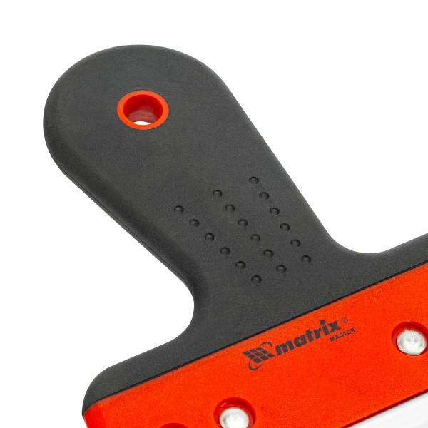 Шпатель фасадный из нержавеющей стали, 200 мм, узкое полотно, двухкомпонентная ручка Matrix цена