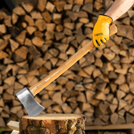 Топор кованый, 1360 г, американский тип, буковая рукоятка, 700мм, EFP Denzel цена