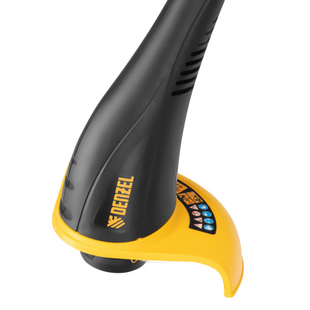 Триммер электрический TE-350, 350 Вт, 260 мм, катушка полуавтомат Denzel цена