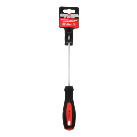 Отвертка Anti-Slip, PH2 х 150 мм, CrV, двухкомпонентная рукоятка Matrix