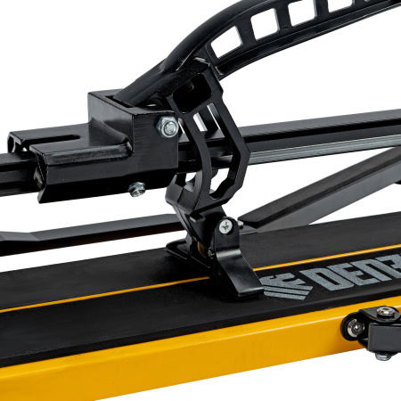 Плиткорез рельсовый 800х16мм, каретка на подш., стальная станина, усил. рукоятка-пенал Denzel цена