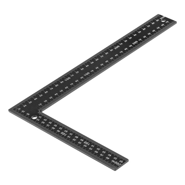 Угольник, 200 х 300 мм, алюминиевый, лазерная гравировка Denzel цена