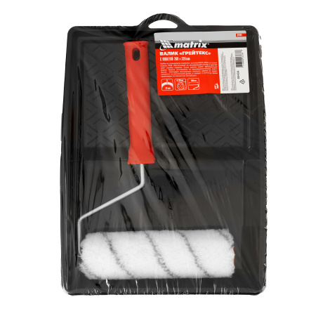 Набор, валик «Грейтекс» 180 мм, ворс 12 мм, D 36 мм, полиакрил, кювета 260 х 320 мм Matrix цена