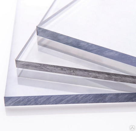 Монолитный поликарбонат 3мм, 2.05х3.05м прозрачный, Стандарт