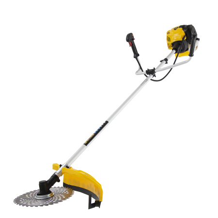 Триммер бензиновый DTL-52, 52 см3, неразъемная штанга, состоит из 2 частей Denzel цена