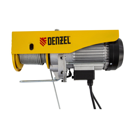 Тельфер электрический TF-800, 0.8 т, 1300 Вт, высота 12 м, 8 м/мин Denzel цена