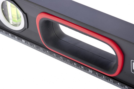 Уровень алюминиевый, усиленный, фрезерованный, 3 глазка, двухкомпонентные рукоятки, 1200 мм Matrix цена