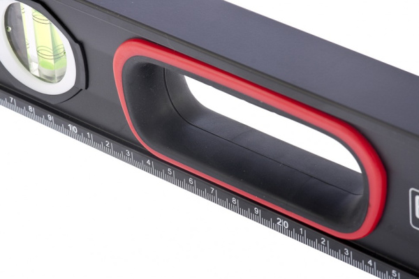 Уровень алюминиевый, усиленный, фрезерованный, 3 глазка, двухкомпонентные рукоятки, 1200 мм Matrix цена