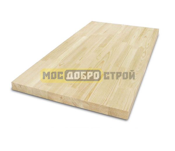 Мебельный щит 40х600х2500 мм Сосна АА Сращенный
