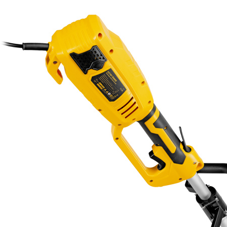 Триммер электрический TE-1100, 1100 Вт, 380 мм, катушка, разборная штанга Denzel цена