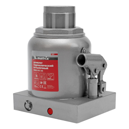 Домкрат гидравлический бутылочный, 50 т, h подъема 236-356 мм Matrix цена