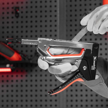 Степлер мебельный, стальной, быстрая загрузка, тип скобы 53, 6-10 мм, PRO Matrix цена